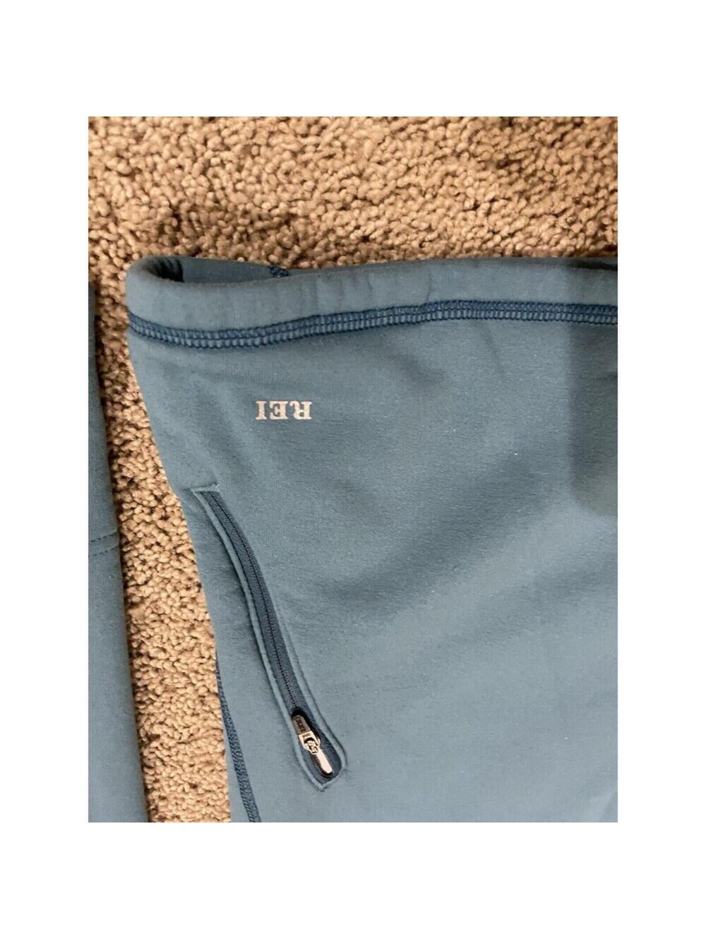 Women’s REI Oxt Fleece Pullover 1/4 Zip Blue L Large long sleeve shirt - Picture 2 of 9